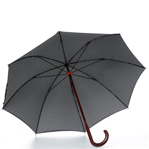 London Undercover Classic Double Layer Umbrella Black And Houndstooth