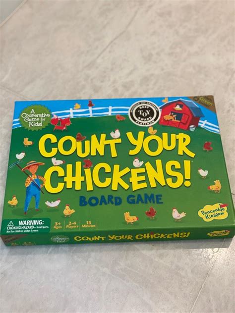 Count Your Chickens Board Game Hobbies And Toys Toys And Games On Carousell