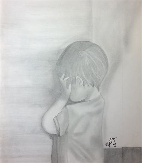 Crying Pencil Drawings