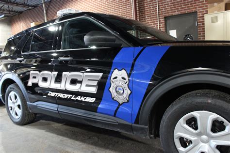Sporty New Detroit Lakes Police Squad Car Design Honors Officers Who