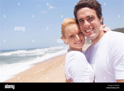 Portrait Romantic Couple On Beach Hi Res Stock Photography And Images