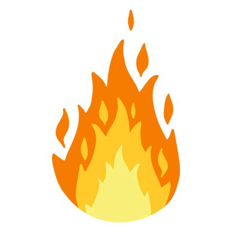 Ilustración de fuego ardiente - Descargar PNG/SVG transparente