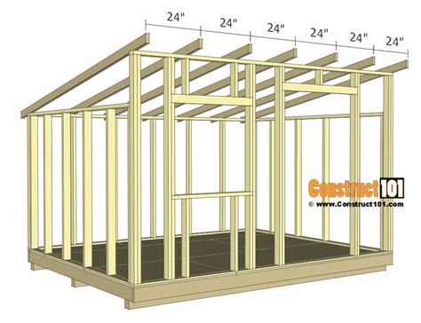 By Lean To Shed Lean To Truss Plans