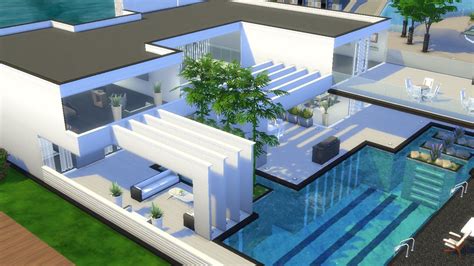 Mod The Sims Modern Pure 1 Sims 4 Modern House Sims 4 House Design