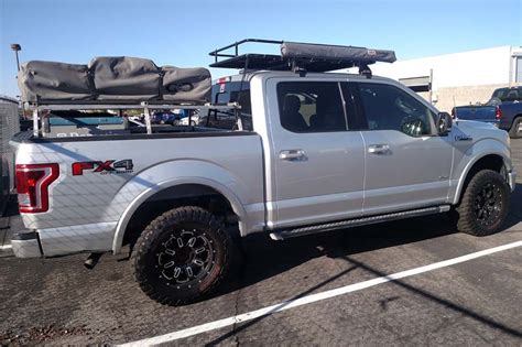 2015 2020 F150 Supercrew Rhino Rack Heavy Duty 2500 2 Bar Roof Rack Kit