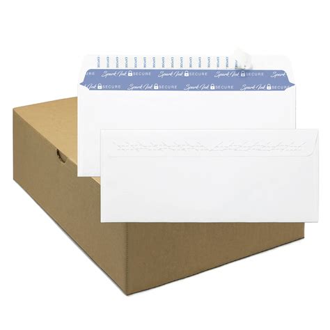 Buy 500 Count Security Envelopes No 10 Self Seal Envelopes 10 Plain Standard Size Business