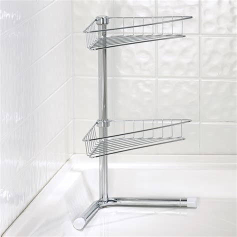 Choose from contactless same day delivery, drive up and more. Free-Standing Corner Bathroom Shelf - 2-Tier Shower ...