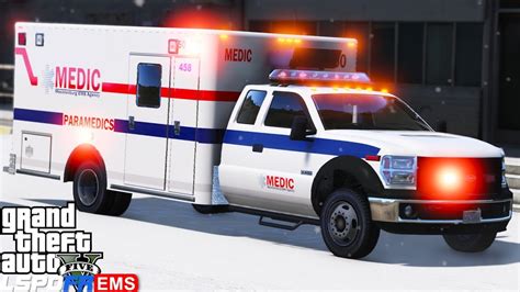 Gta 5 Lspdfr Ems Mod 5 Play As A Paramedic Mod Mecklenburg Ems