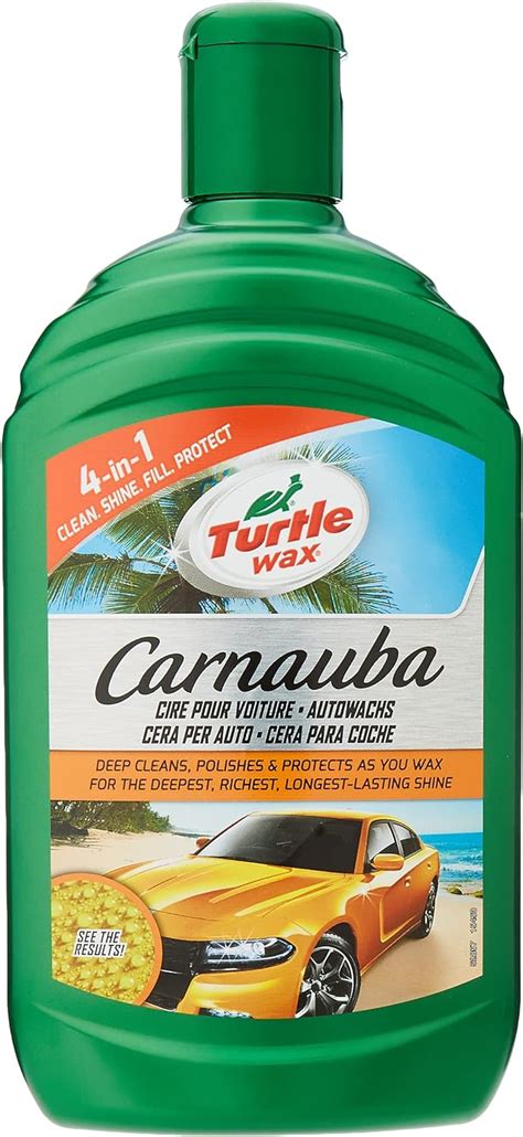 Turtle Wax 52857 Fg7730 Gl Carnauba Car Wax 500ml Green Uk