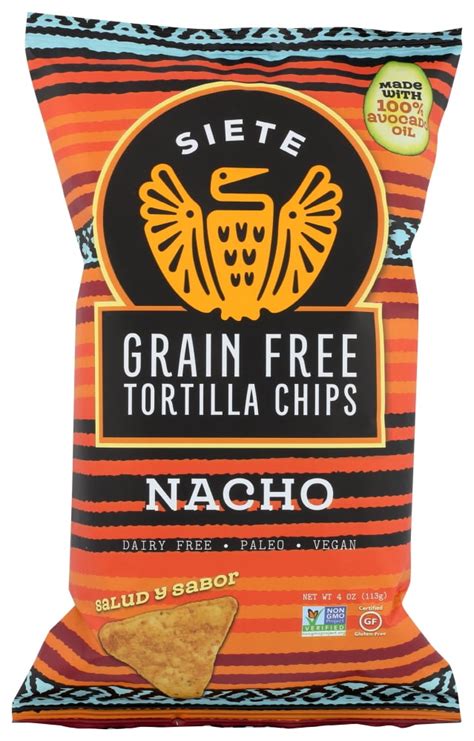 siete nacho grain free tortilla chips 4 oz
