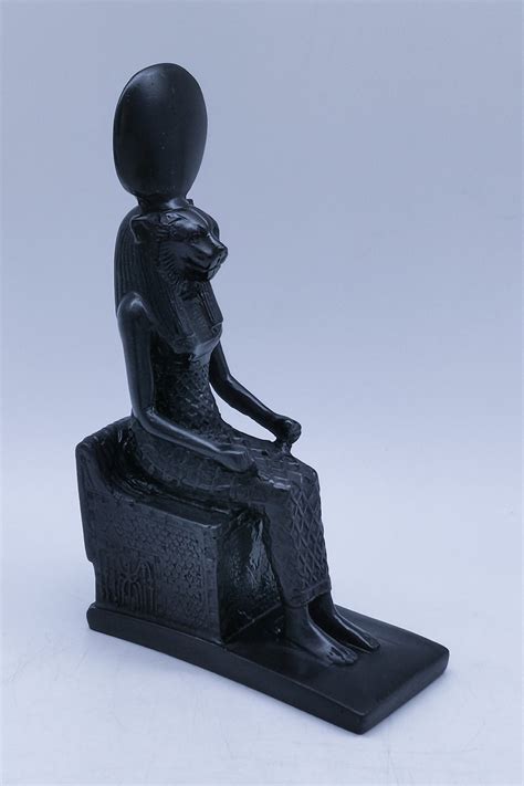 Statua Unica Della Dea Egizia Sekhmet Seduta 3 Stile Etsy Italia