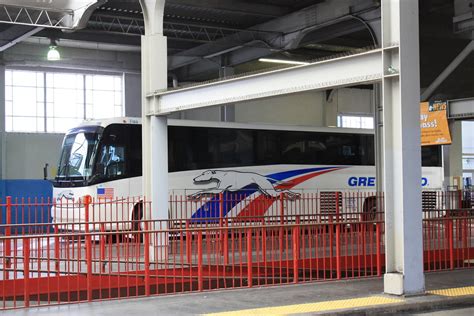 Greyhound Bus Inside The Transbay Bus Terminal San Franc Flickr