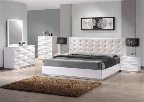 Verona Bedroom By Jandm White Lacquered Finish