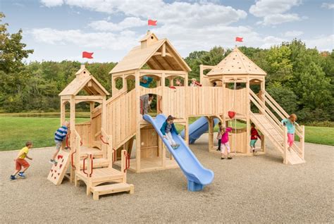 Outdoor 430 Cedarworks Commercial Playsets