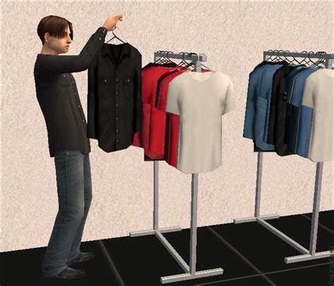 Mod The Sims A Bunch Of New Clothes On Racks In 2021 New