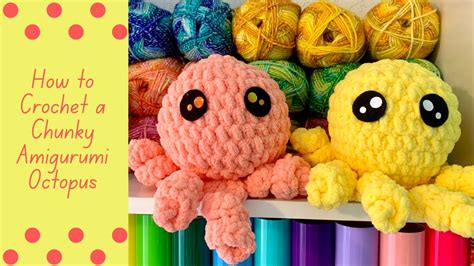 chunky amigurumi octopus crochet pattern tutorial free crochet pattern youtube