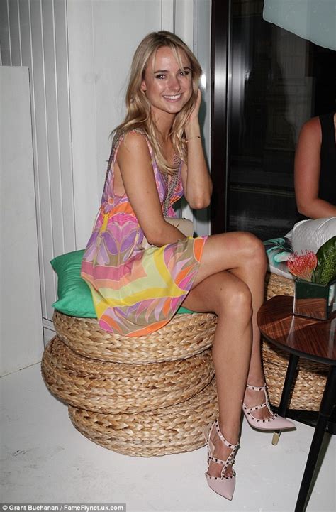 Kimberley Garner Shows Bronzed Legs At Lovo S Coconut Water Launch
