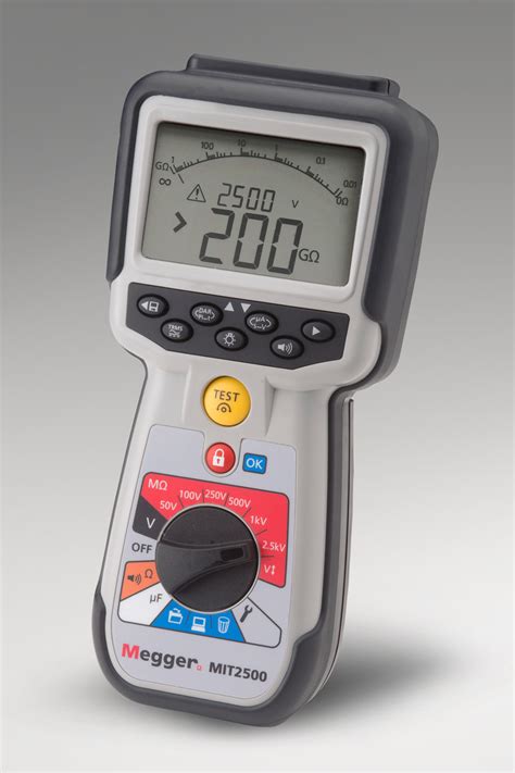 New Handheld Insulation Tester From Megger Is Rated To 25 Kv