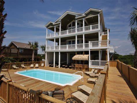 16 br 18 bath sleeps 60 oceanfront with pool elevator 2068 new river inlet rd north topsail