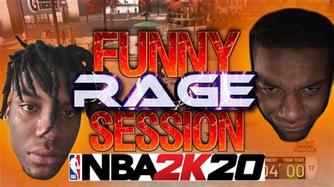 Funny Nba 2k20 Mypark Rage Session I Got Dropped Off Youtube