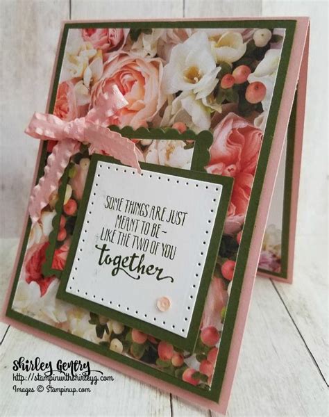 Stampin Up Petal Palette With Petal Promenade Stampin With Shirley
