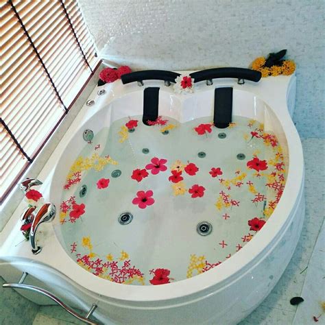 Only 3 left in stock (more on the way). Romantic Jacuzzi Bathtub with flowers 🌸 Photo credit ...