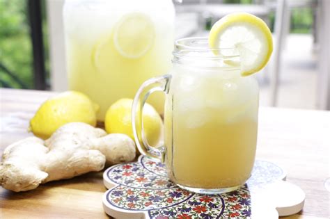 Ginger Lemonade The Buddhist Chef Ginger Lemonade Lemonade Recipes