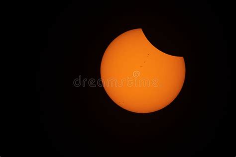 Total Solar Eclipse Shot On August 21 2017 In Oregon Stock Image
