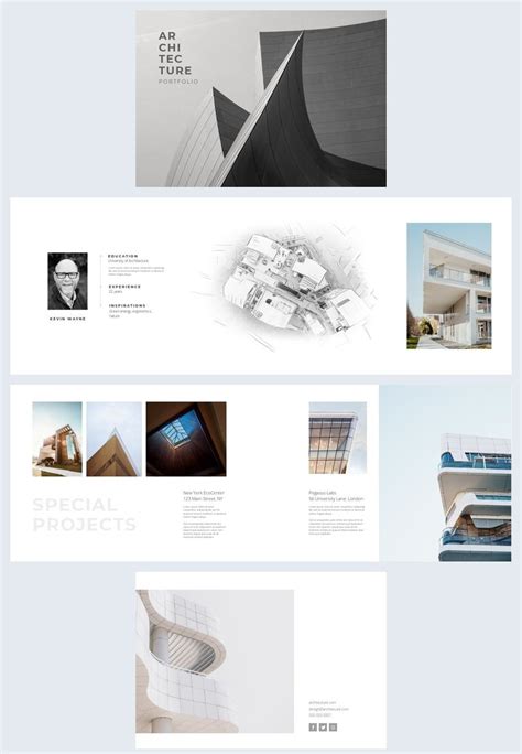 Sample Architectural Design Portfolio Samples For New Project In