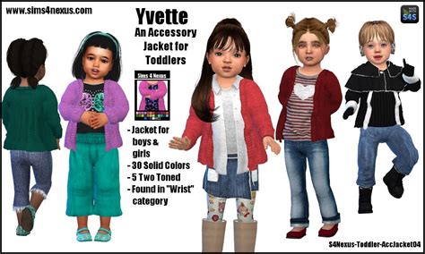 Giulietta Sims — Sims4nexus Yvette An Accessory Jacket For