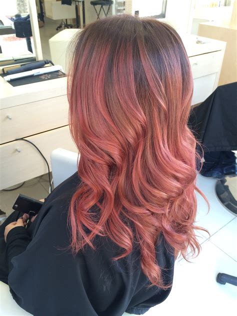 The prettiest rose gold hair colors. Rose gold hair by Ariana Garcia - Salons Direct