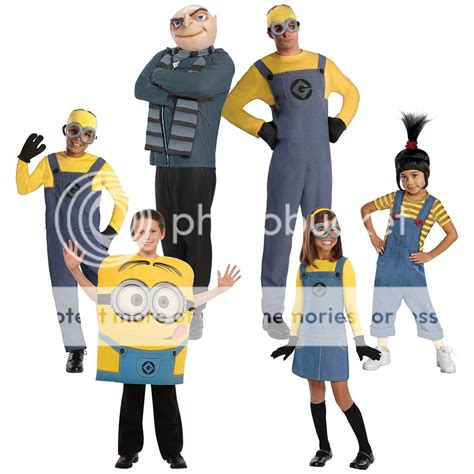 Adult Child Despicable Me Gru Minions Fancy Dress Book Week Party