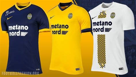 Hellas Verona 201718 Nike Home Away And Third Kits Football Fashion