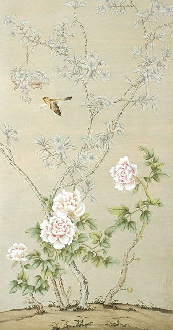 Wall Coverings Hand Painted Wallpaper Chinoiserie Wallpaper Silk