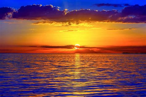 Sunrise Beach Ocean Sunset Sea And Ocean Blue Sunset Ocean Night