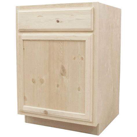 These are oftentimes significantly cheaper than the finished version of the exact same products. KAPAL LLC 24" Pine Base Cabinet B24-PFP - Walmart.com - Walmart.com