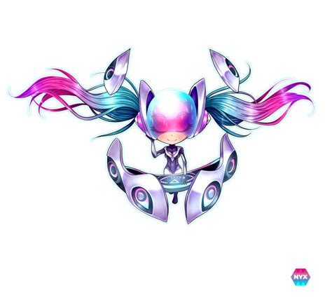 Dj Sona League Of Legends Ethereal Chibi By Nixiescream