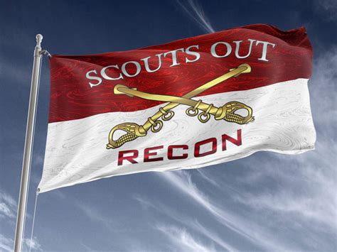 Cavalry Scouts Out Recon Outdoor Flag