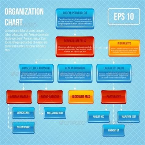 Organizational Chart 3d Concept Vectors Graphicriver