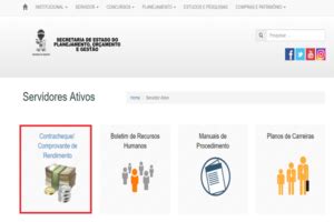 Portal Do Servidor Se Como Emitir Contracheque Online Consultar