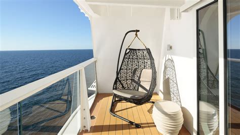 Tons of images with space, beach, office themes, funny photos. Hanging chair on a cruise balcony - Virtual Backgrounds