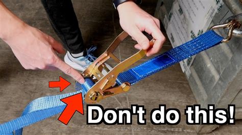 Ratchet Strap Basic Information Great To Know Tutorial Youtube