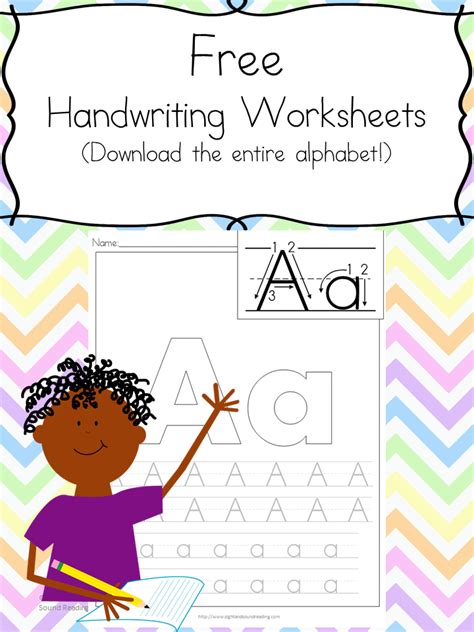 Handwriting Worksheets For Kids Free Fun And Fabulous