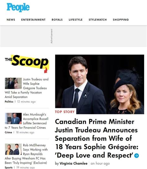 how the world reacted to justin trudeau and sophie grégoire trudeau s separation cbc news