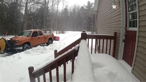 Snow Plowing A Driveway For The 1st Time Of The Season 2182019