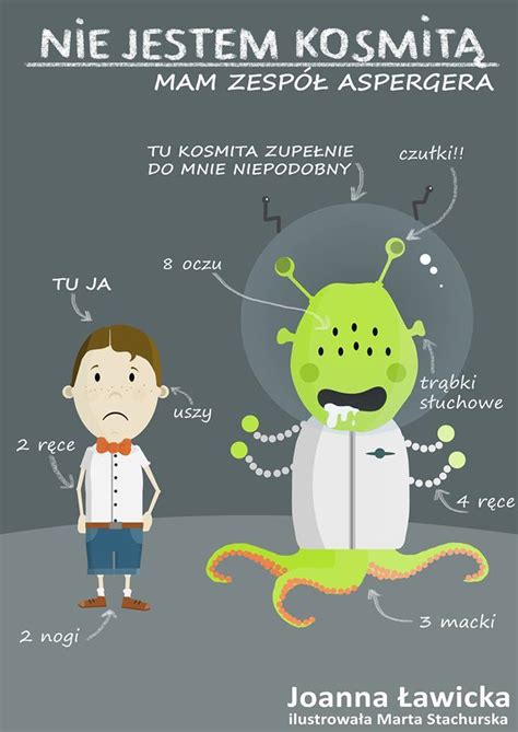 Osoby z zespołem aspergera zwykle nie wykazują żadnych opóźnień w rozwoju poznawczym ani w rozwoju. Nie jestem kosmitą?... - myślokształty