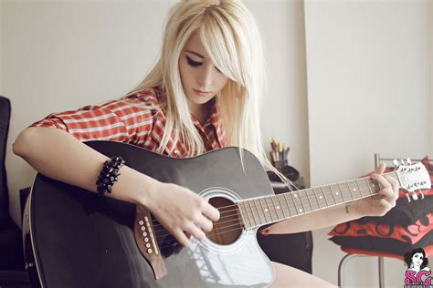 Wallpaper Musical Instrument Tattoo Musician Platinum Blonde