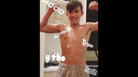 Johnny Orlando Shows Off His Muscles Youtube