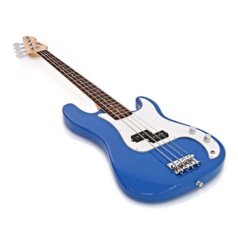 La Bass Guitar By Gear4music Blue B Stock At Gear4music