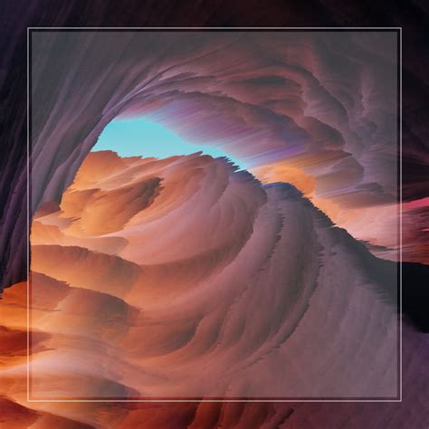 Atmospheric Dreamy Desert Cave Background Atmosphere